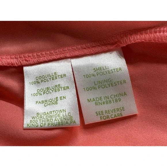 Lilly Pulitzer Lamora Pucker Pink‎ Breakers Lined Size Medium Lace Tunic Dress - Picture 15 of 16